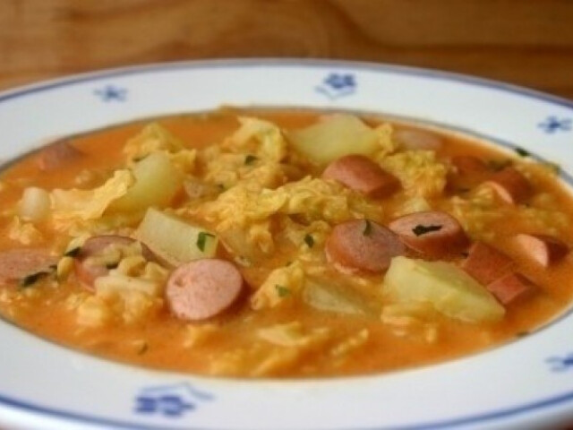 magyaros kelkáposzta leves