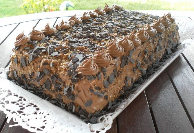 Csokis keksztorta Hajni.SZ konyhájából