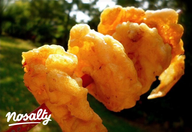 Chilis-kókuszos királyrák tempura