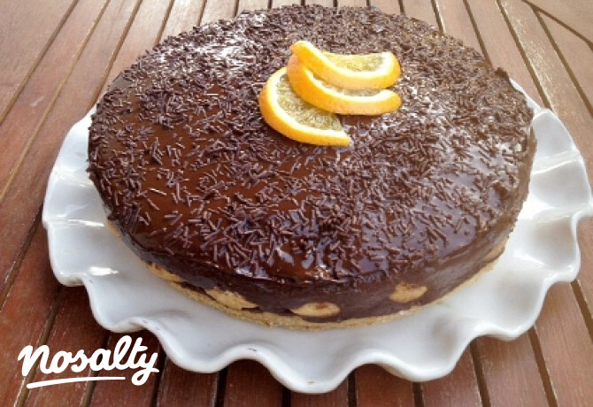 Csokis-narancsos torta
