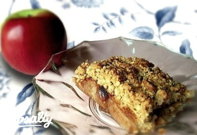 Apple crumble 2. (dióval)