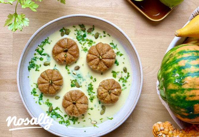 Sütőtökös gnocchi kókusztejjel