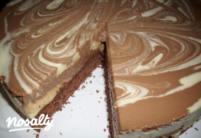 Márványos csokoládémousse torta (3.)