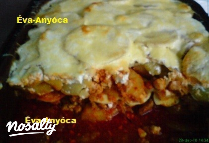 Rakott burgonya savanyú káposztával 2. - pulykahúsos