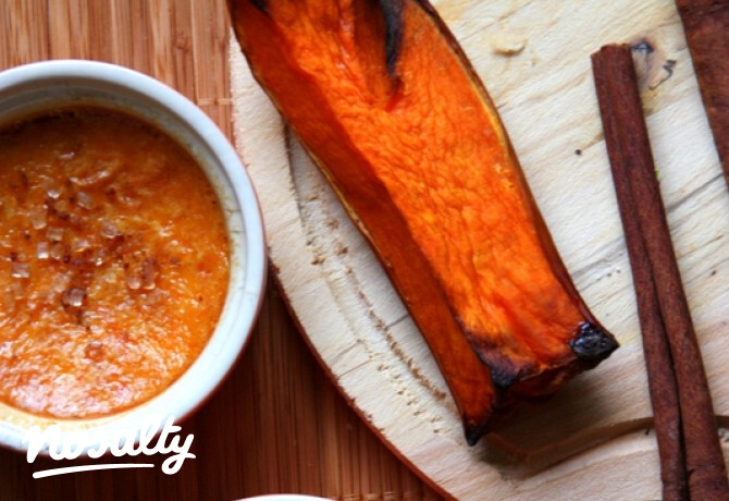 Sütőtökös créme brulée