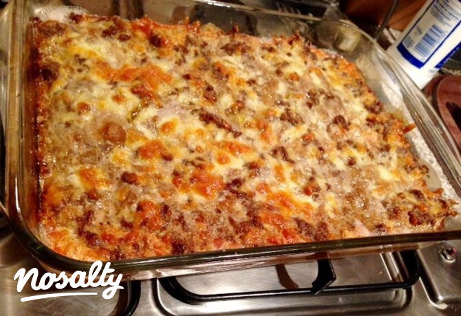 Paleo húsos kocka