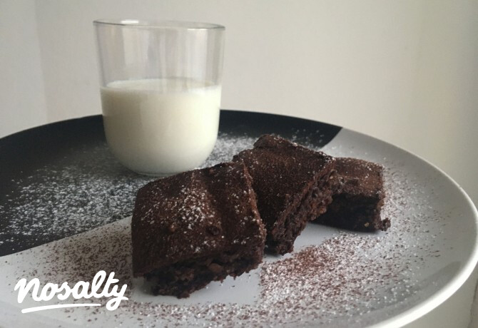 Vörösbabos brownie