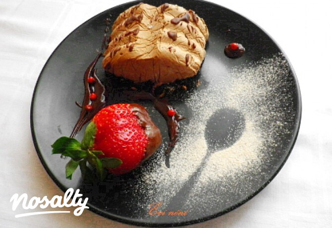 Csokoládé és gyömbér semifreddo