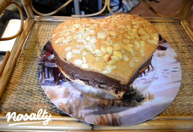 Mandulás törökmogyorós torta
