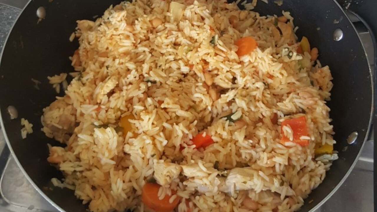 Paella wokban