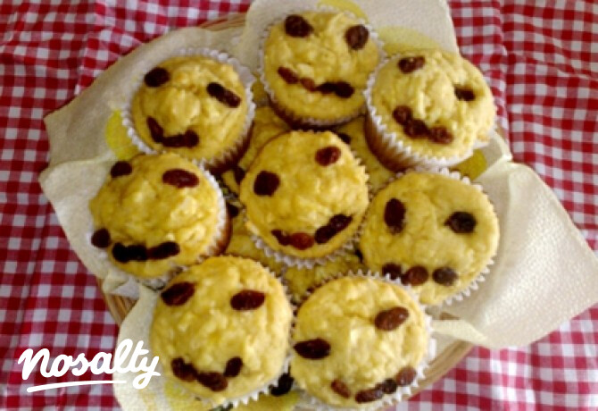 Gluténmentes almás-répás muffin