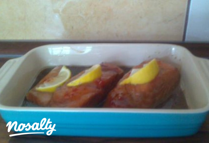 Egyszerű teriyaki lazac