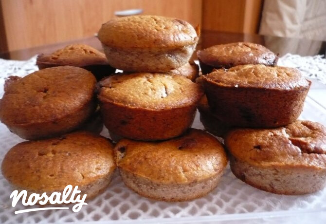 Diós-szilvás muffin