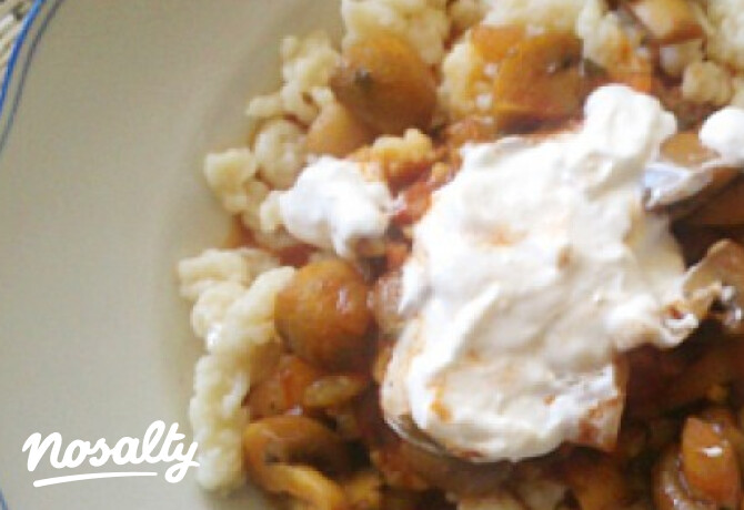 Gombapörkölt egyszerűen