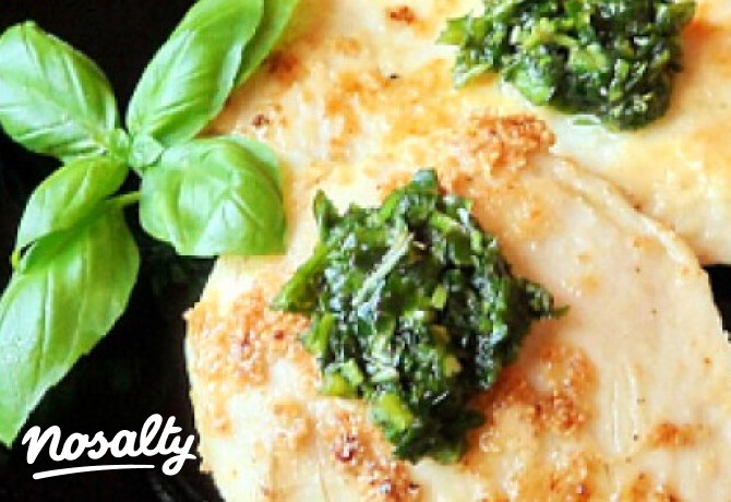 Gyors vajas-parmezános csirkemell