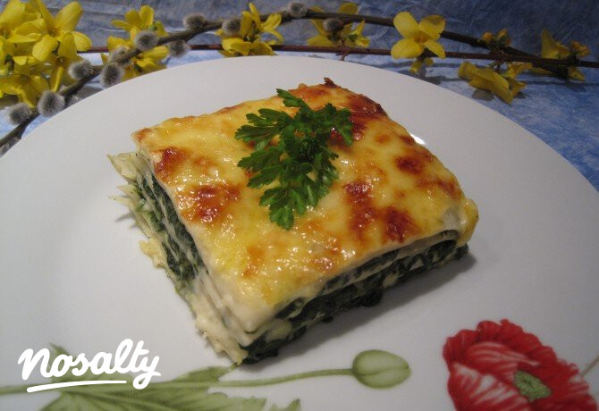 Spenótos lasagne Katharosz konyhájából