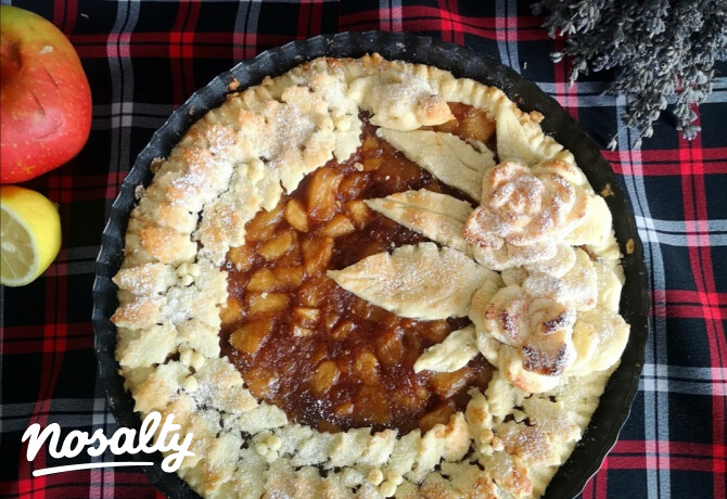 Glutén- és laktózmentes almás pite Picipirostól