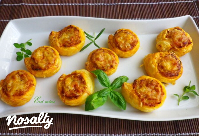Pizzás csiga Évi néni konyhájából