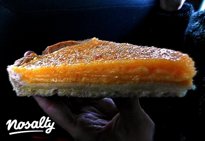 Világjáró narancskrémes pite