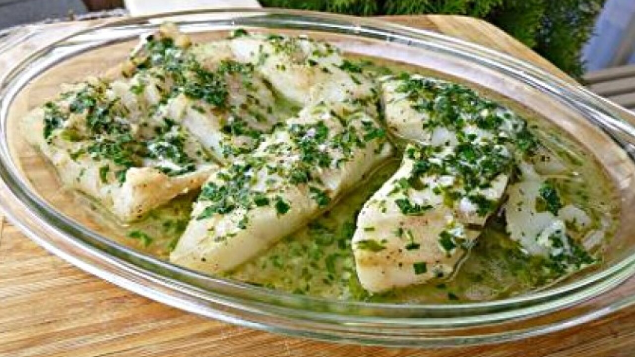 Fűszervajas grillezett hal