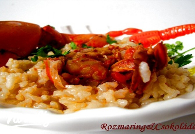 Homár risotto Szardínia szigetéről