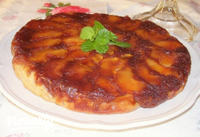 Gyömbéres fahéjas Tarte Tatin