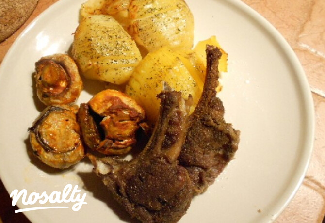 Grillezett bárányborda