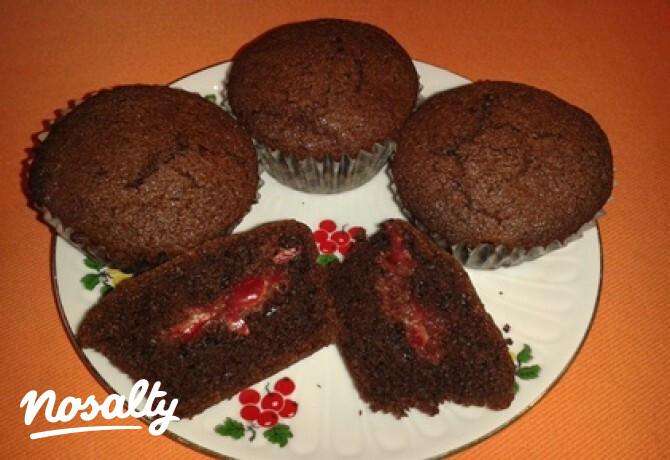 Csokis-meggyes muffin tekovacs konyhájából
