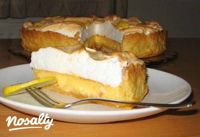 Sült citromkrémes torta