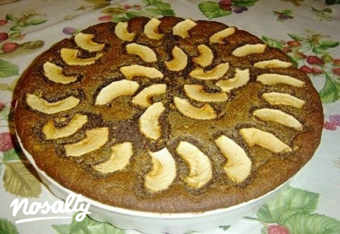 Mákos-almás pite