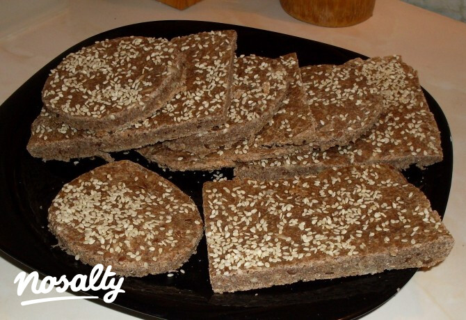 Szezámmagos lepénykenyérke