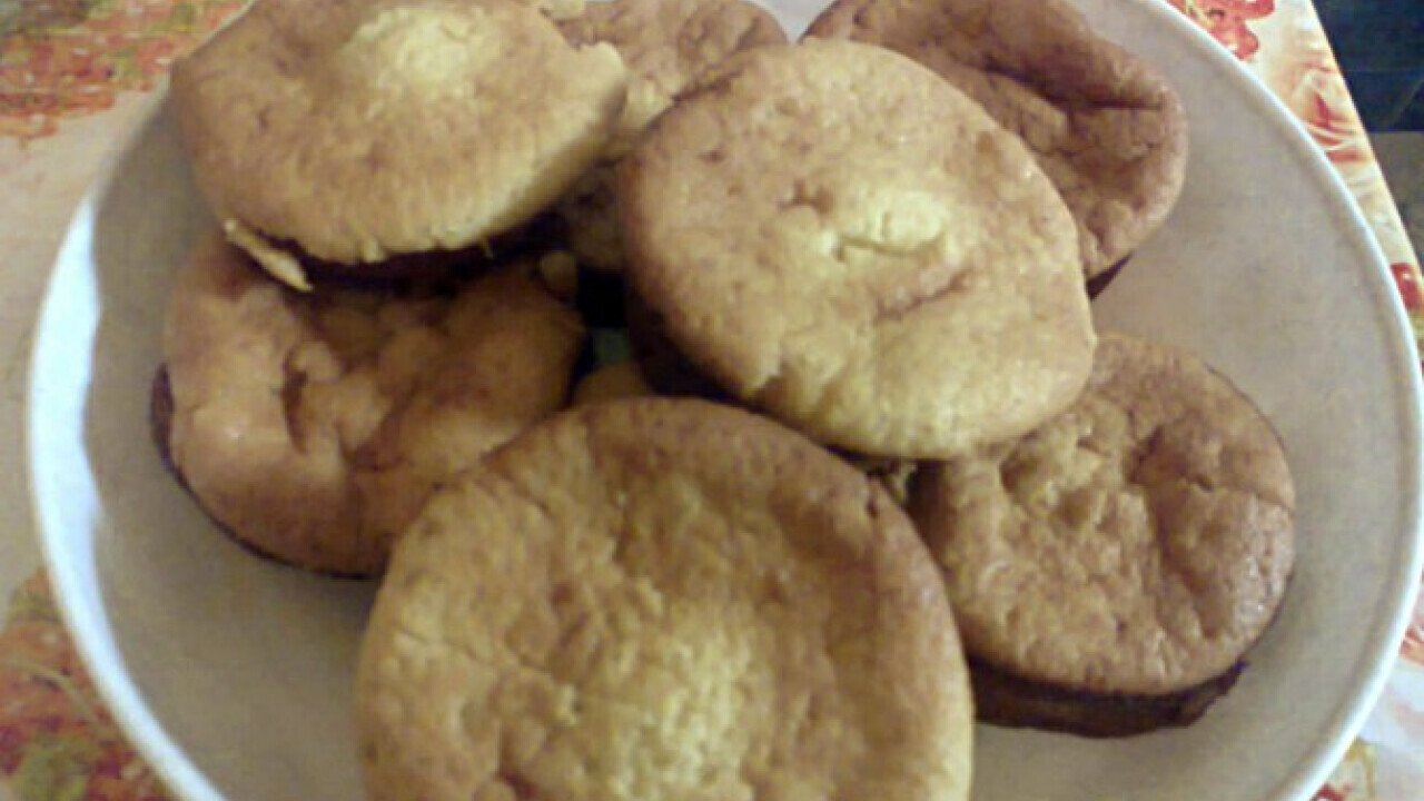 Banánpudingos muffin