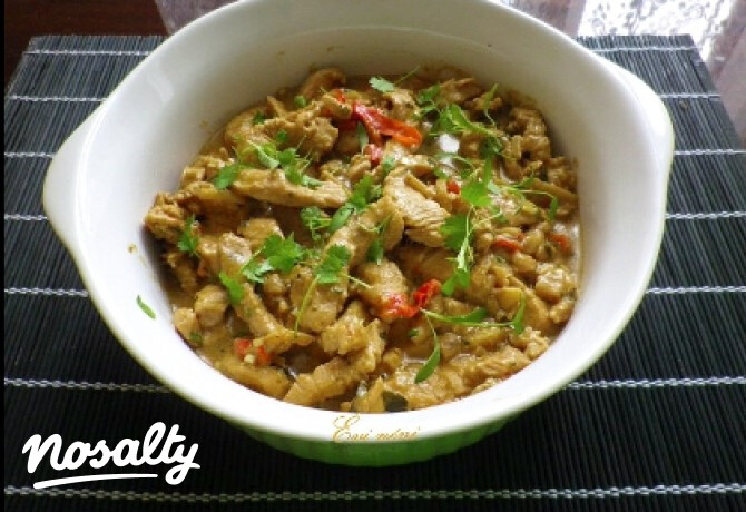 Thai zöld currys csirke