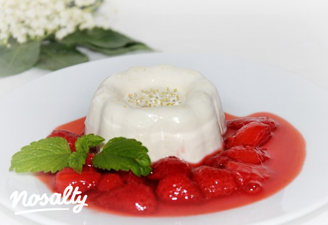 Bodzás panna cotta epervelővel
