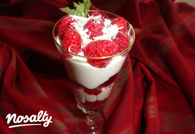 Málnás trifle