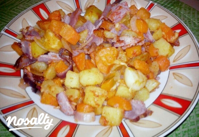 Gyors zöldséges burgonya