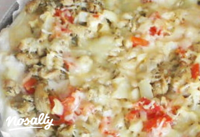 Gyros húsos pizza házilag