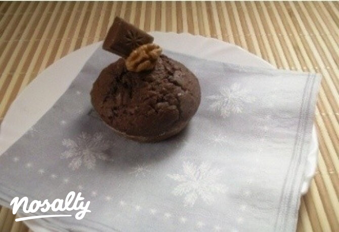 Diós-csokis muffin