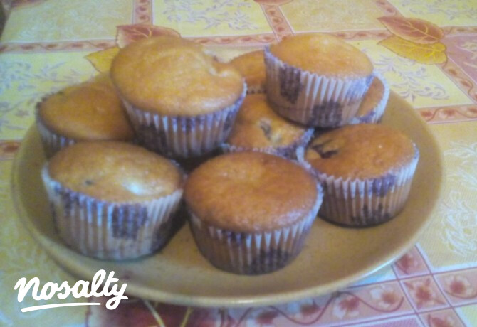 Ringlószilvás muffin