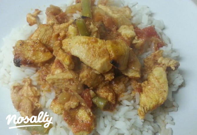 Csirke curry joghurttal