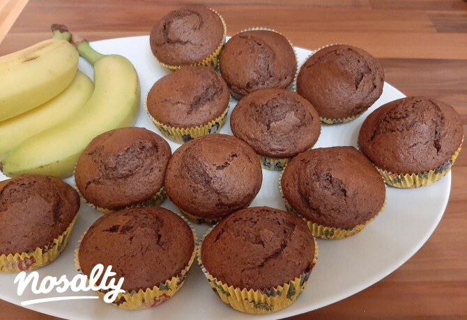 Banános csokis muffin Bazsarózsa konyhájából
