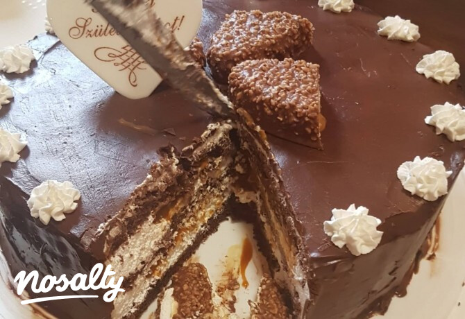 Kinder maxi king torta