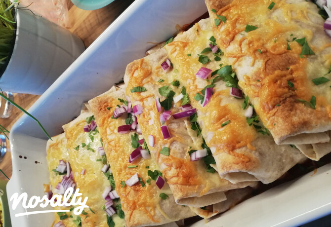 Tarjás-tojásos tortillabatyuk