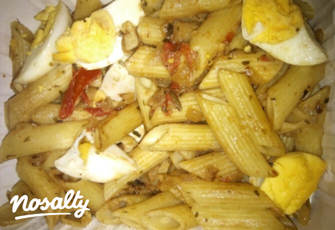 Paradicsomos-tojásos penne