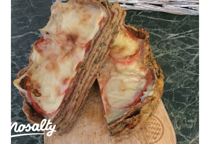 Cukkinipalacsinta-torta