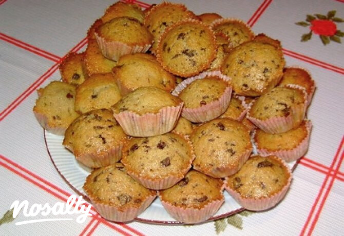 Csokis-diós muffin Andykától