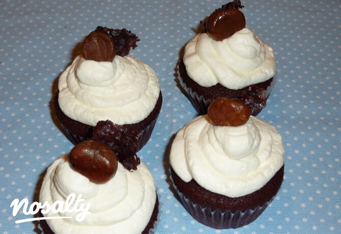 Csokis-gesztenyés cupcake