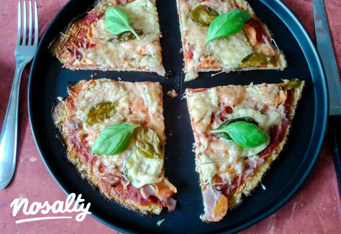Egészséges pizza lisztmentesen