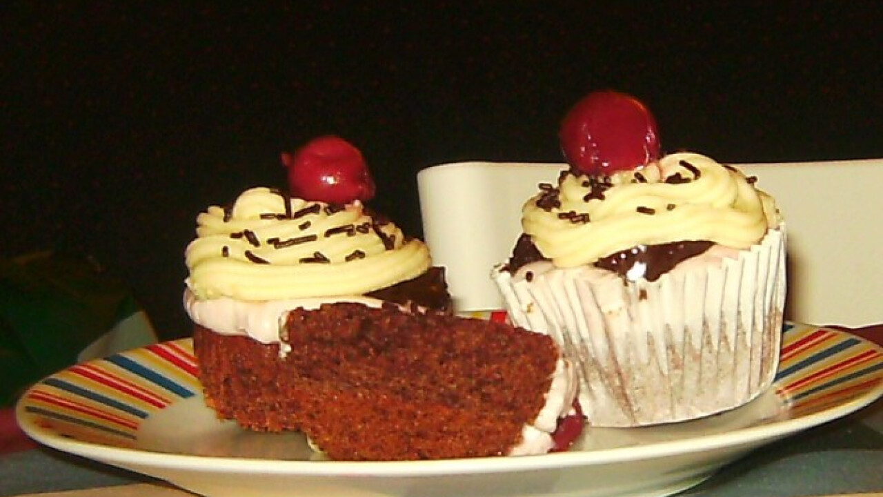 Mini feketeerdő torta
