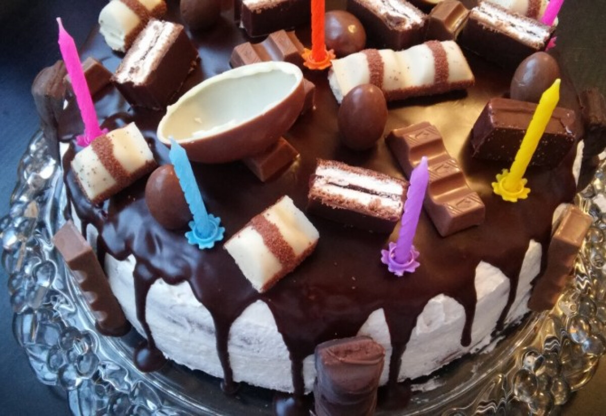 Kinder pingui torta szülinapra Olgitól-image